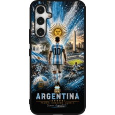Samsung Galaxy A54 Case Hülle - Silikon schwarz Fussball Argentinien splash 2026