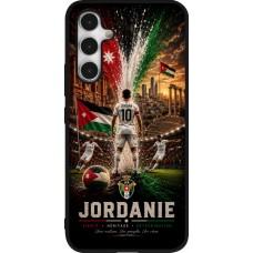 Samsung Galaxy A54 Case Hülle - Silikon schwarz Fussball Jordanien splash 2026