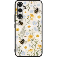 Samsung Galaxy A54 Case Hülle - Silikon schwarz Pattern bees Spring 2026