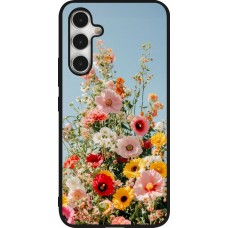 Samsung Galaxy A54 Case Hülle - Silikon schwarz Spring flowers Spring 2026