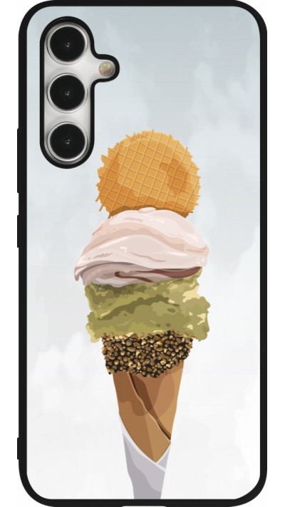 Samsung Galaxy A54 Case Hülle - Silikon schwarz Summer 2025 Cornet