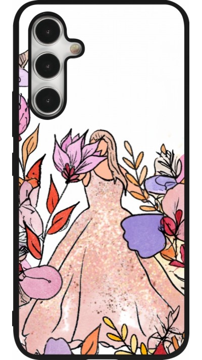 Samsung Galaxy A54 Case Hülle - Silikon schwarz Taylor Swift Sketch - White