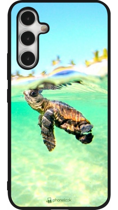 Samsung Galaxy A54 Case Hülle - Silikon schwarz Turtle Underwater