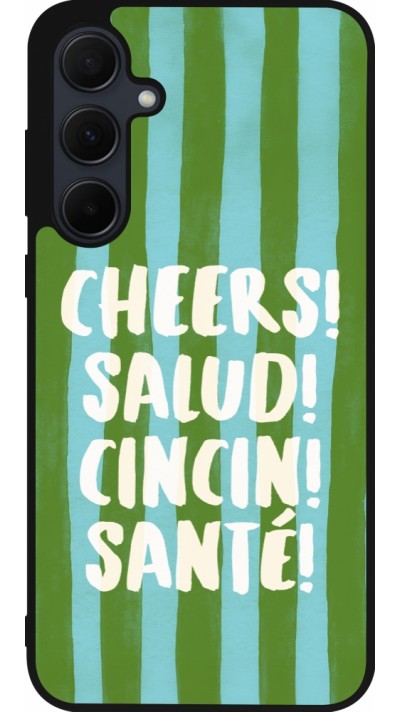Samsung Galaxy A55 5G Case Hülle - Silikon schwarz Cheers 2026