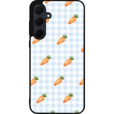Samsung Galaxy A55 5G Case Hülle - Silikon schwarz Easter 2026 Pattern carrots