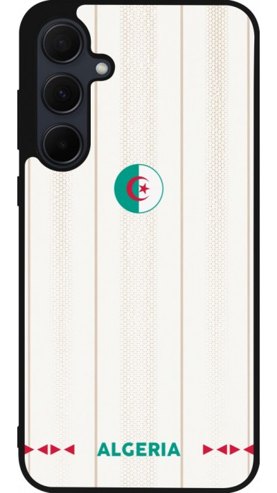 Samsung Galaxy A55 5G Case Hülle - Silikon schwarz Algerien 2026 personalisierbares Fussballtrikot
