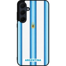 Samsung Galaxy A55 5G Case Hülle - Silikon schwarz Argentinien 2026 personalisierbares Fussballtrikot