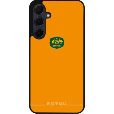 Samsung Galaxy A55 5G Case Hülle - Silikon schwarz Australien 2026 personalisierbares Fussballtrikot