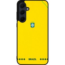 Samsung Galaxy A55 5G Case Hülle - Silikon schwarz Brasilien 2026 personalisierbares Fussballtrikot