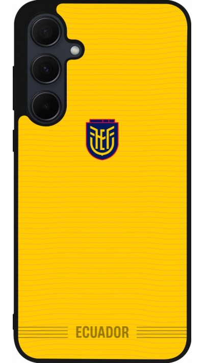 Samsung Galaxy A55 5G Case Hülle - Silikon schwarz Ecuador 2026 personalisierbares Fussballtrikot