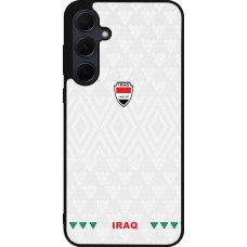 Samsung Galaxy A55 5G Case Hülle - Silikon schwarz Irak 2026 personalisierbares Fussballtrikot