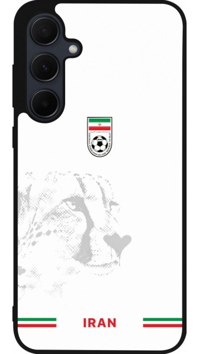 Samsung Galaxy A55 5G Case Hülle - Silikon schwarz Iran 2026 personalisierbares Fussballtrikot