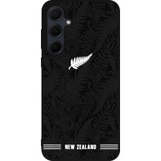 Samsung Galaxy A55 5G Case Hülle - Silikon schwarz Neuseeland 2026 personalisierbares Fussballtrikot