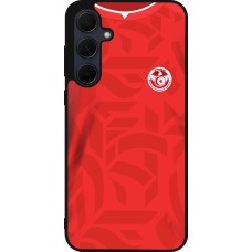 Samsung Galaxy A55 5G Case Hülle - Silikon schwarz Tunesien 2022 personalisierbares Fussballtrikot