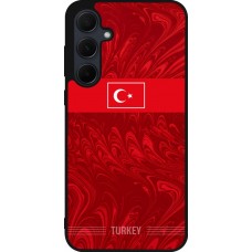 Samsung Galaxy A55 5G Case Hülle - Silikon schwarz Türkei 2026 personalisierbares Fussballtrikot