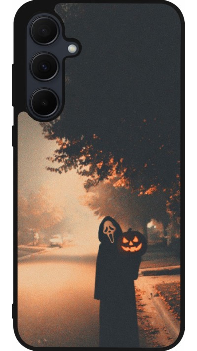 Samsung Galaxy A55 5G Case Hülle - Silikon schwarz Halloween 2025 Scream Samsung Galaxy A55 5G Case Hülle - Silikon schwarz Halloween 2025 Scream