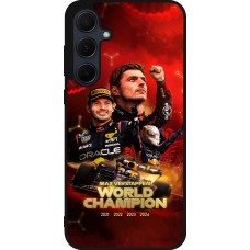 Samsung Galaxy A55 5G Case Hülle - Silikon schwarz Max Verstappen Champion 2023