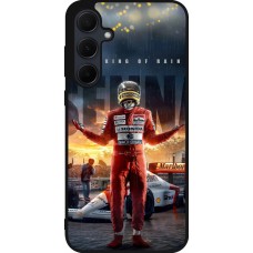 Samsung Galaxy A55 5G Case Hülle - Silikon schwarz Senna The King of Rain