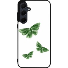 Samsung Galaxy A55 5G Case Hülle - Silikon schwarz Butterflies 2026