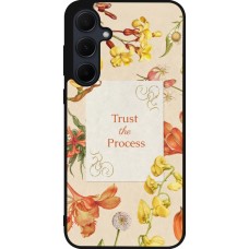 Samsung Galaxy A55 5G Case Hülle - Silikon schwarz Trust the process 2026