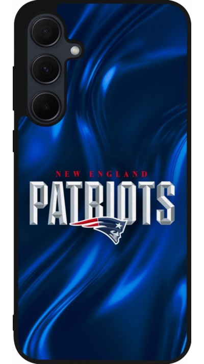 Samsung Galaxy A55 5G Case Hülle - Silikon schwarz Super Bowl 26 Patriots 2