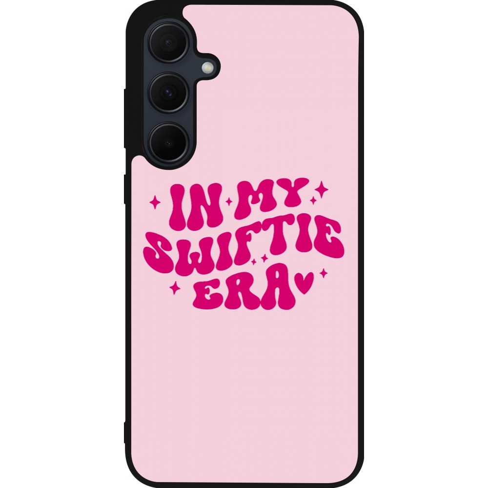 Samsung Galaxy A55 5G Case Hülle - Silikon schwarz Taylor Swift In My Swiftie Era - Pink