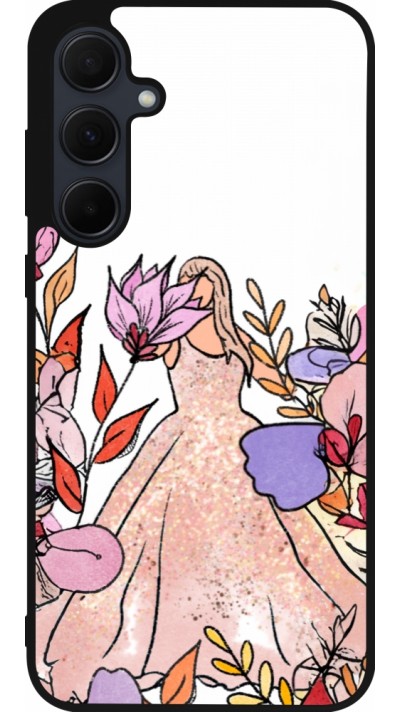Samsung Galaxy A55 5G Case Hülle - Silikon schwarz Taylor Swift Sketch - White