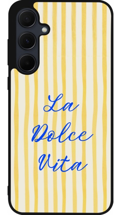 Samsung Galaxy A55 5G Case Hülle - Silikon schwarz The good life 2026