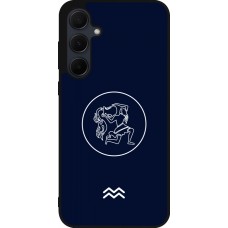 Samsung Galaxy A56 Case Hülle - Silikon schwarz Astrologie Wassermann