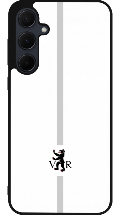 Samsung Galaxy A56 Case Hülle - Silikon schwarz Kanton AR weiss