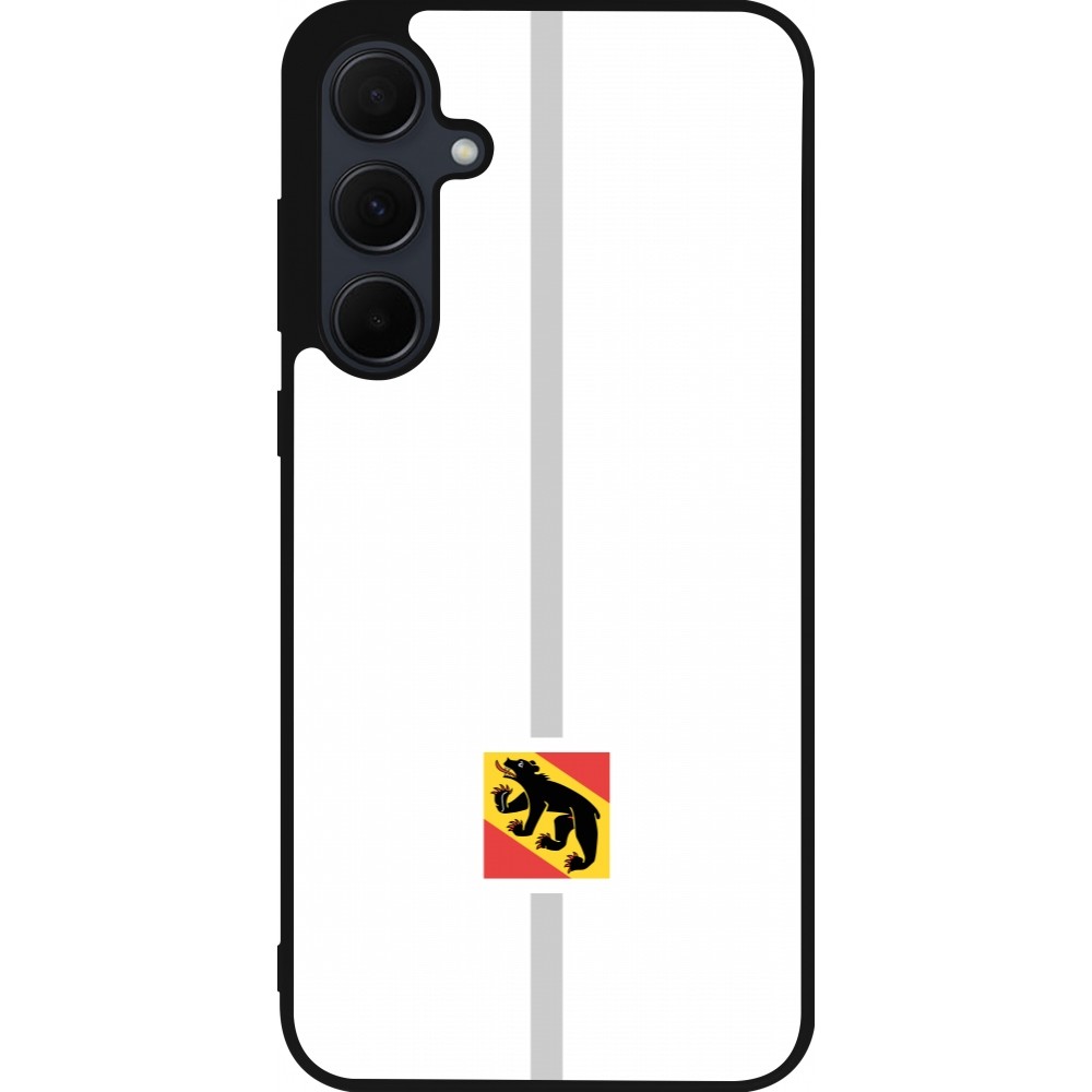 Samsung Galaxy A56 Case Hülle - Silikon schwarz Kanton BE weiss
