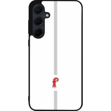 Samsung Galaxy A56 Case Hülle - Silikon schwarz Kanton BL weiss