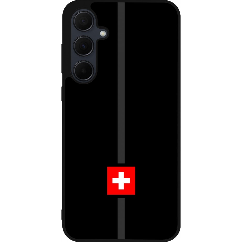 Samsung Galaxy A56 Case Hülle - Silikon schwarz Kanton CH schwarz