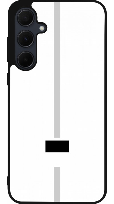 Samsung Galaxy A56 Case Hülle - Silikon schwarz Kanton FR weiss
