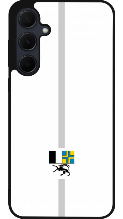 Samsung Galaxy A56 Case Hülle - Silikon schwarz Kanton GR weiss