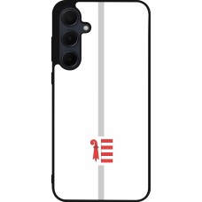 Samsung Galaxy A56 Case Hülle - Silikon schwarz Kanton JU weiss