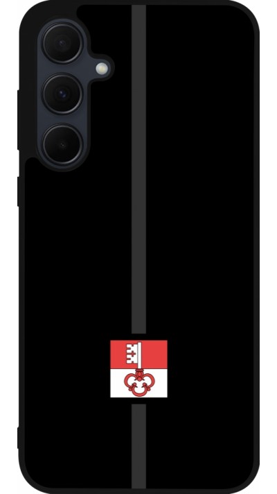 Samsung Galaxy A56 Case Hülle - Silikon schwarz Kanton OW schwarz
