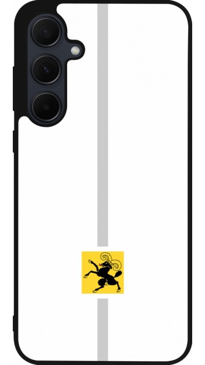 Samsung Galaxy A56 Case Hülle - Silikon schwarz Kanton SH weiss