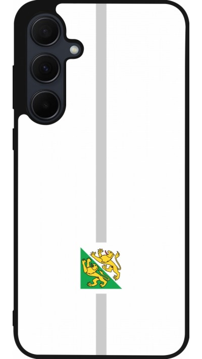 Samsung Galaxy A56 Case Hülle - Silikon schwarz Kanton TG weiss