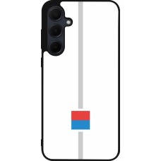 Samsung Galaxy A56 Case Hülle - Silikon schwarz Kanton TI weiss