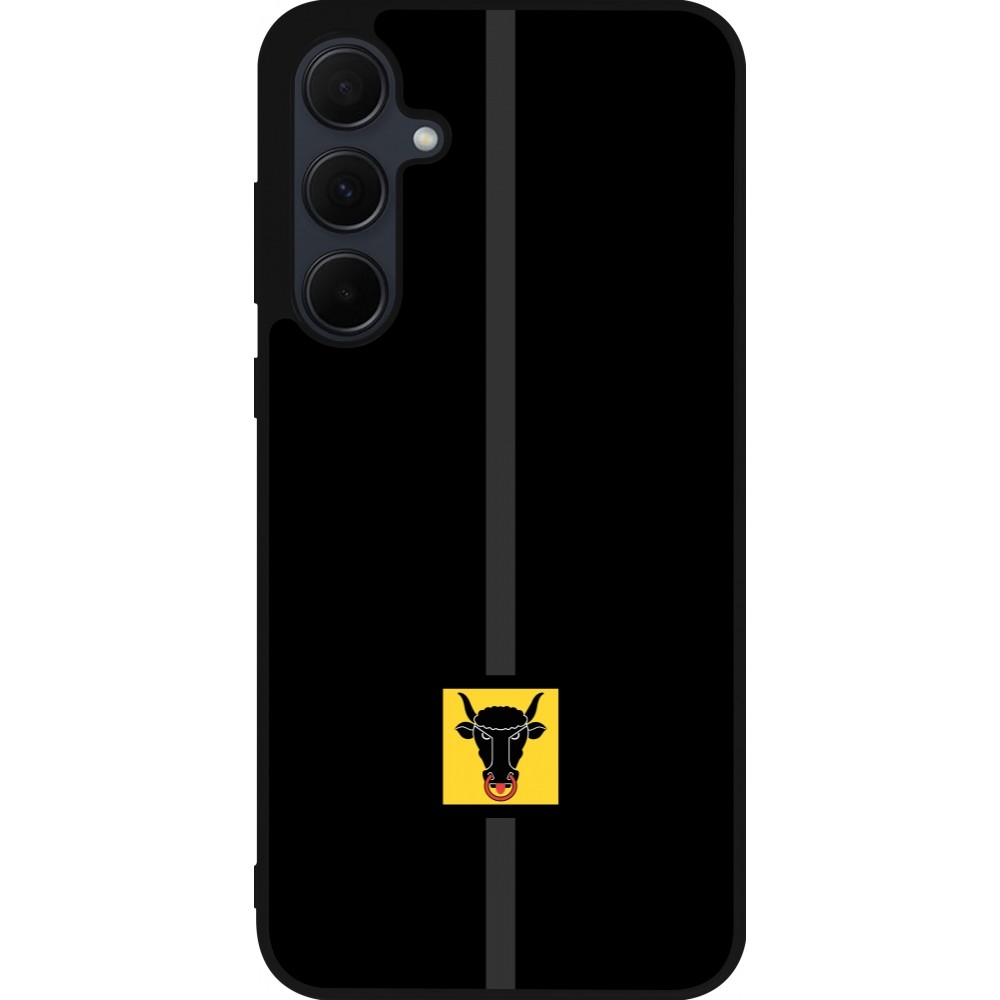 Samsung Galaxy A56 Case Hülle - Silikon schwarz Kanton UR schwarz
