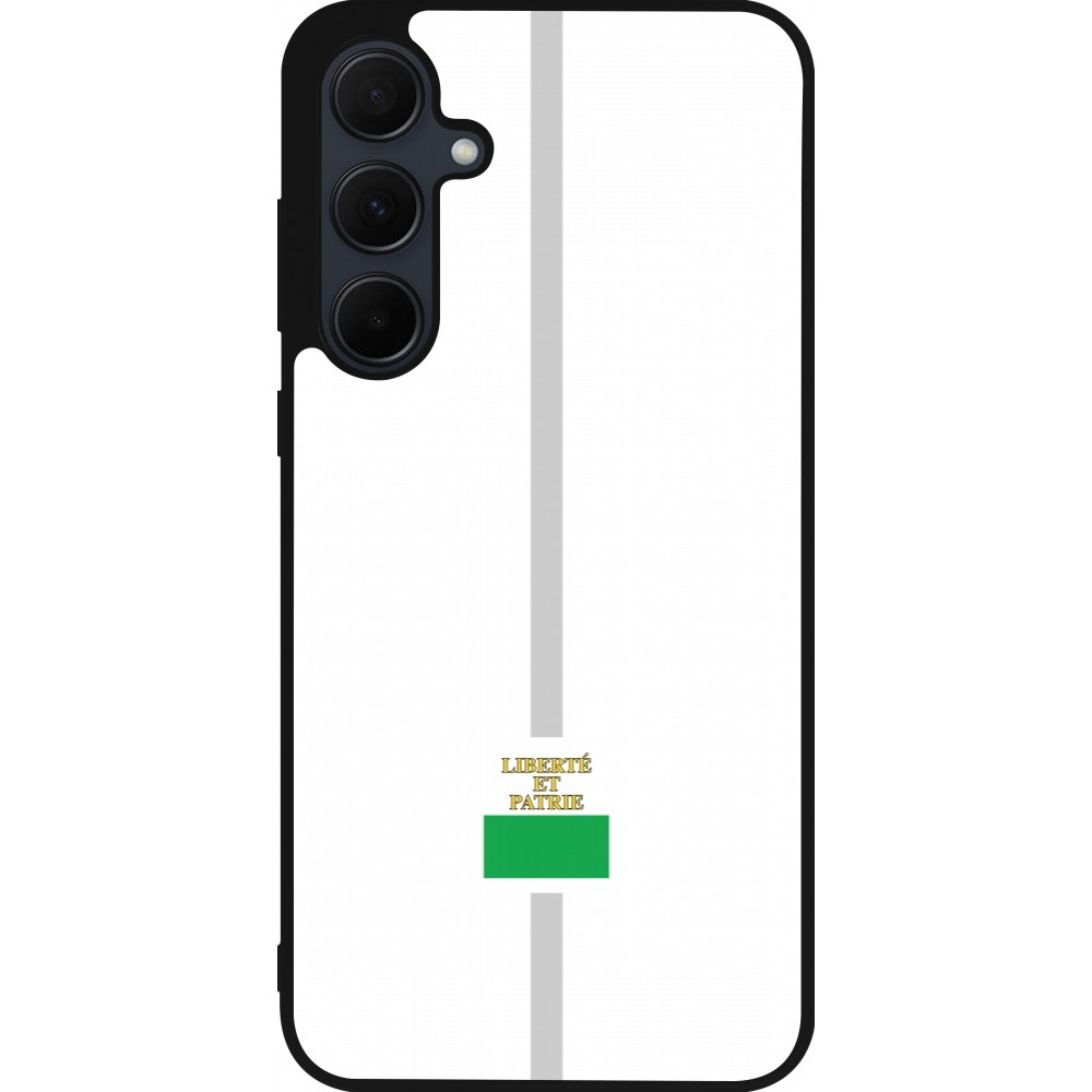 Samsung Galaxy A56 Case Hülle - Silikon schwarz Kanton VD weiss