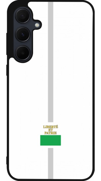 Samsung Galaxy A56 Case Hülle - Silikon schwarz Kanton VD weiss
