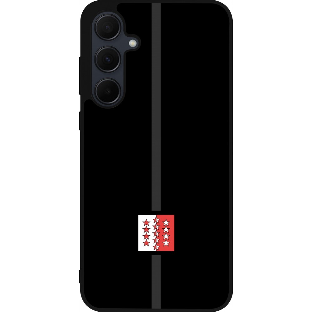 Samsung Galaxy A56 Case Hülle - Silikon schwarz Kanton VS schwarz