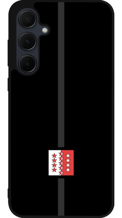 Samsung Galaxy A56 Case Hülle - Silikon schwarz Kanton VS schwarz