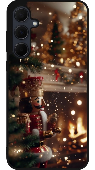 Coque Samsung Galaxy A56 - Silicone rigide noir Christmas 25 Xmas Nutcracker