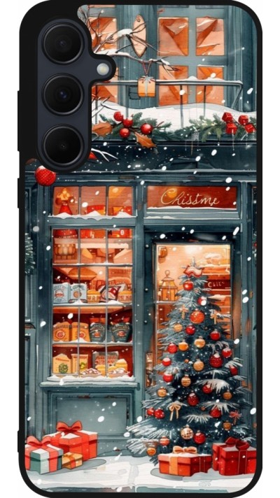 Coque Samsung Galaxy A56 - Silicone rigide noir Christmas 25 Xmas Shop
