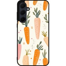 Samsung Galaxy A56 Case Hülle - Silikon schwarz Easter 2026 Illustration carrots