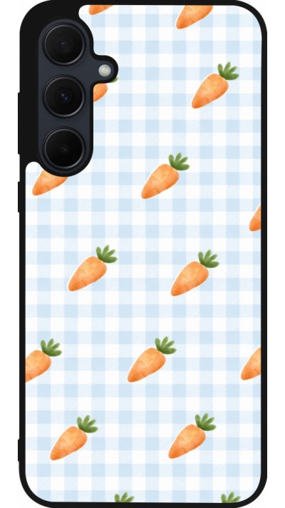 Samsung Galaxy A56 Case Hülle - Silikon schwarz Easter 2026 Pattern carrots