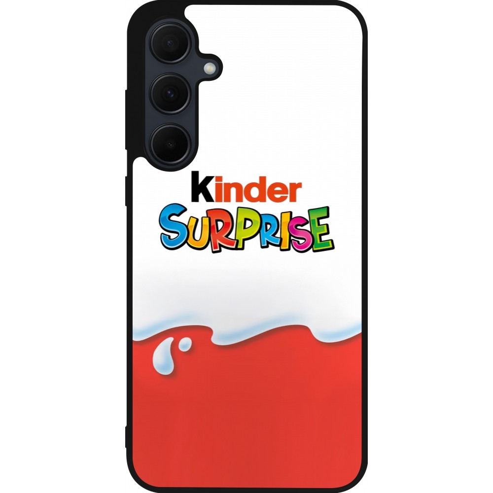 Samsung Galaxy A56 Case Hülle - Silikon schwarz Kinder Surprise
